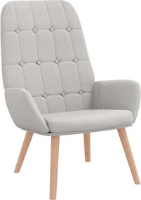 vidaXL Scaun de relaxare Cloud Grey Fabric