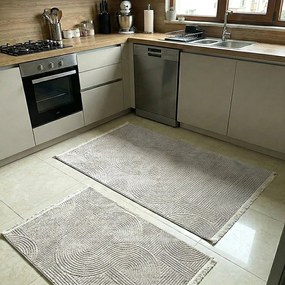 Set 2 Covoare bucatarie Soft antiderapante, 60x80 cm + 60x120 cm, CBU402