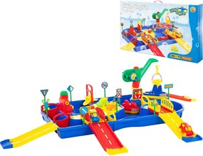 Polesie wader Set sistem de apă, 9 piese, cu rampe, 152x92x35 cm, PP