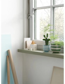 Vas ceramic Kähler Design, ø 12 cm, albastru-alb