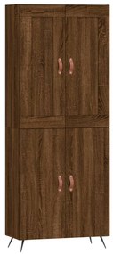 3199536 vidaXL Dulap înalt, stejar maro, 69,5x34x180 cm, lemn compozit