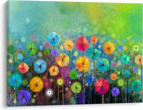 Tablou - Flori abstract (70x50 cm)