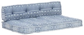 Perna pentru canapea din paleti, indigo, textil, petice 1, Indigo