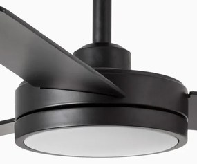 Ventilator LED de tavan FARO 34261 BARTH LED/24W/230V negru + telecomandă