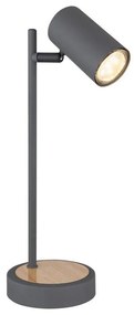 Globo 57910TG - Lampă de birou ROBBY 1xGU10/5W/230V gri/maro