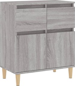 vidaXL Servantă, sonoma gri, 60x35x70 cm, lemn prelucrat