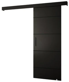 Uși culisante 70 cm Slavdro 4 (negru mat). 1108753