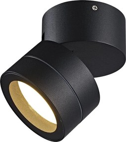 Aplica exterior cu spot GX53 directionabil IP65 SALER negru