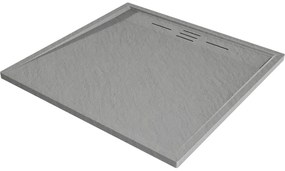 Mexen Amon duşe pătrată SMC 80 x 80 cm, gri - 4F618080