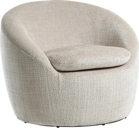 Fotoliu pivotant modern ALPINE tesatura structurata bej
