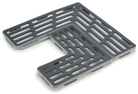 Set 2 covorașe antiaderente pentru chiuvetă Joseph Joseph Sink Saver, gri