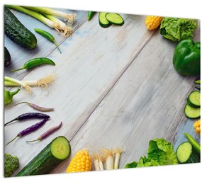 Tablou  legumele (70x50 cm), în 40 de alte dimensiuni noi