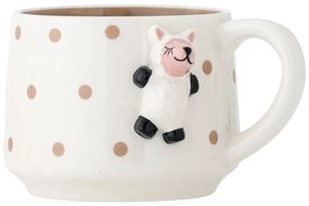 Cană pentru copii albă pentru cacao din ceramică 370 ml Dolly – Bloomingville Mini