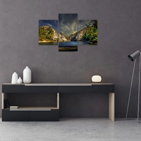 Tablou peisajului cu lac (90x60 cm)