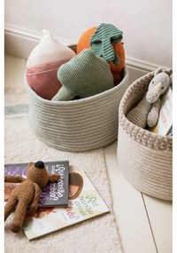 Covor albastru/crem lavabil/țesut manual din bumbac 90x130 cm Gastro Vintage Blue – Lorena Canals