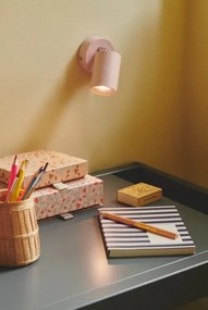 Aplica cu spot directionabil design nordic Explore roze
