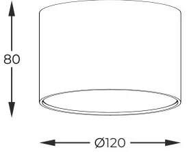 Spot OAK 1xGU10/15W/230V stejar Zuma Line 3010103