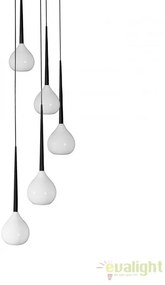 Lustra moderna Aga 5 WH/BK