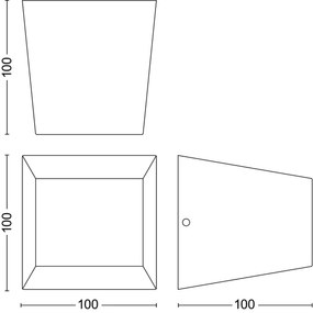 Aplică LED de exterior Philips ALIX LED/4,3W/230V 2700K IP44