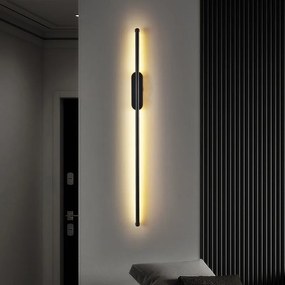 Aplica LED R9155-800 Negru, 15 W, 3 tipuri de lumină (caldă, neutră, rece)