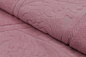 Set 2 Prosoape de Baie Sultan, 70x140 cm, 100% Bumbac, 560 gsm, Roz