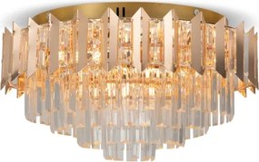 BRILAGI - Plafonieră SPECTRA 5xE14/40W/230V diam. 48 cm aurie
