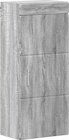 vidaXL Dulap de perete pentru baie TULUM Gri Sonoma 37 x 24,5 x 86 cm