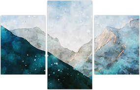 Tablou - Munte desenat (90x60 cm)