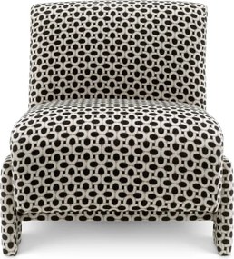 Fotoliu elegant design LUX Rockdale, Sunbeam black