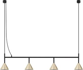 Lustra suspendata moderna CONICO auriu