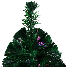 Pom de Craciun artificial cu suport, verde, 120cm, fibra optica 1, 120 x 60 cm