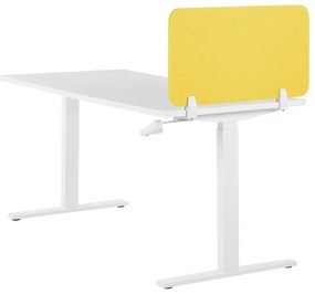 Panou separator birou 72 x 40 cm Walda (galben) . 1076542