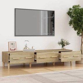 Comoda TV, stejar sonoma, 150x34,5x30 cm, lemn compozit Stejar sonoma, 1