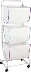 Coș de rufe ESCALA - cărucior, 3 niveluri, WENKO