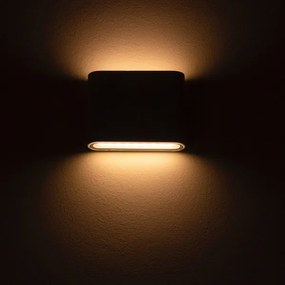 Aplică LED de exterior Zuma Line SJ22621 SHADOW LED/12W/230V IP65 negru