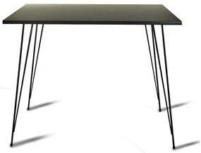 Masă sufragerie Sabuna 2 (pentru 4 persoane) (Negru) . 1102554
