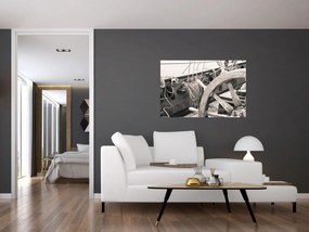 Tablou - Cârma de barcă cu vele (90x60 cm)