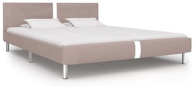Cadru de pat, cappuccino, 160 x 200 cm, piele ecologica Cappuccino, 160 x 200 cm