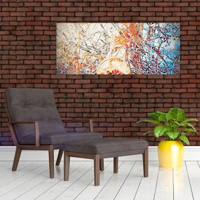 Tablou - Abstract mozaic (120x50 cm)