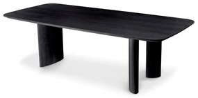 Masa dining moderna design LUX Harmonie S negru 241x109cm