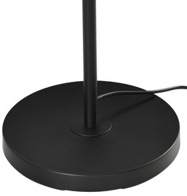 HOMCOM Lampadar de podea pentru living abajur din sfoara de hartie design natural baza E27 Max. 40W - Ø 26 x 164H cm | Aosom Romania