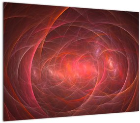 Tablou pe sticlă modern abstract (70x50 cm)