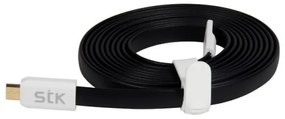 Cablu date si incarcare USB-A la MicroUSB,2m,Negru, STK