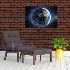 Tablou - Vedere din spațiu (90x60 cm)
