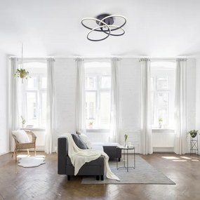 Leuchten Direkt 15660-18 - LED Plafonieră dimmabilă NODE LED/27W/230V