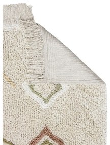 Covor bej lavabil/țesut manual din bumbac 170x240 cm Kaarol Earth – Lorena Canals