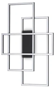 Lustra LED aplicata design geometric FRAME PL RETTANGOLO nergru