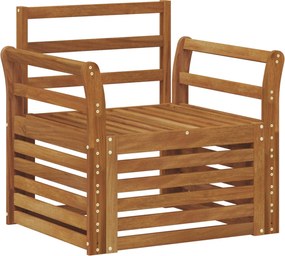 vidaXL Set de canapele de exterior natural 75,5 x 63 x 73 cm