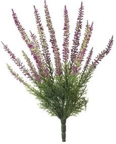 Plantă artificială Erica violetă, 20 x 20 x 28 cm
