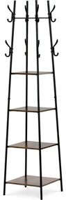 Cuier cu rafturi GD-170 OLW, lemn vechi